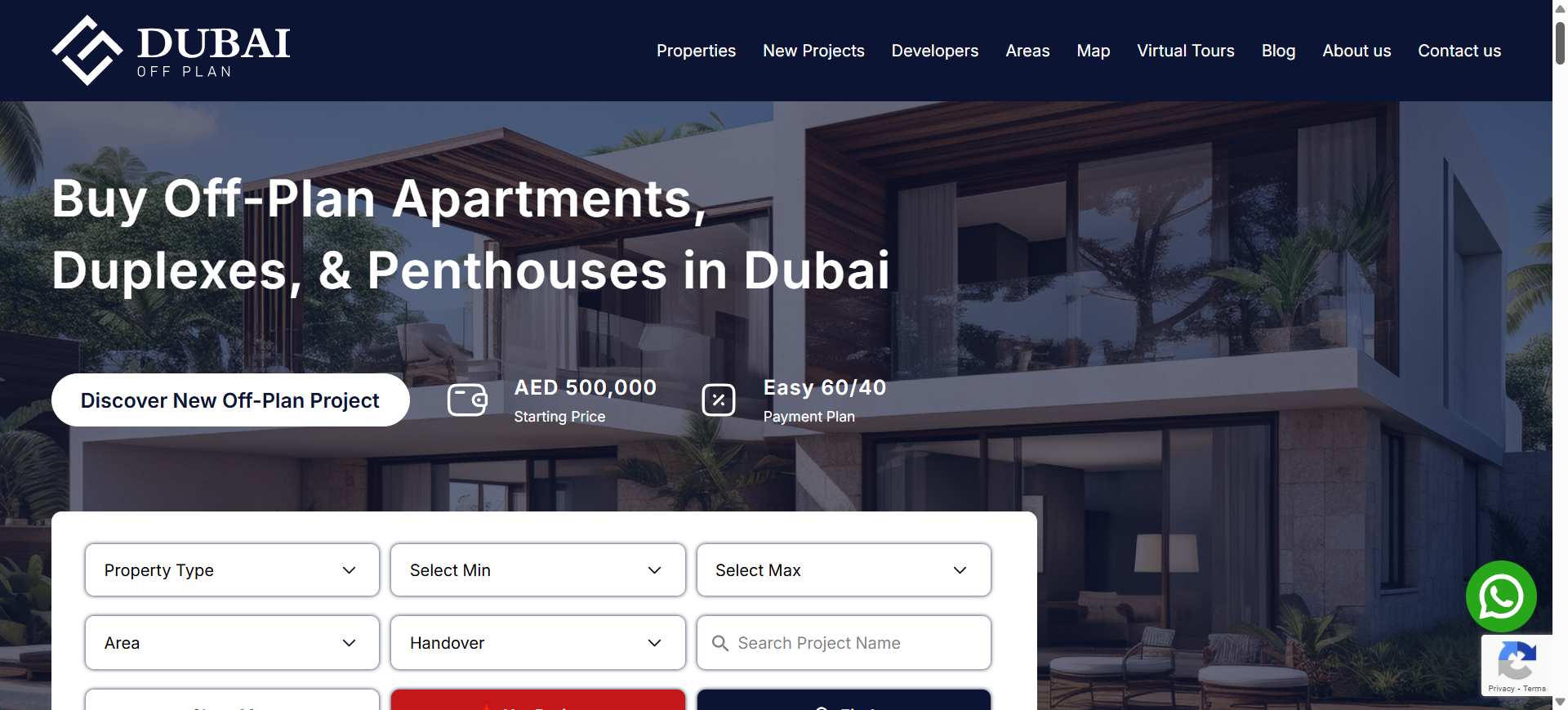 GRD Off Plan Screenshot